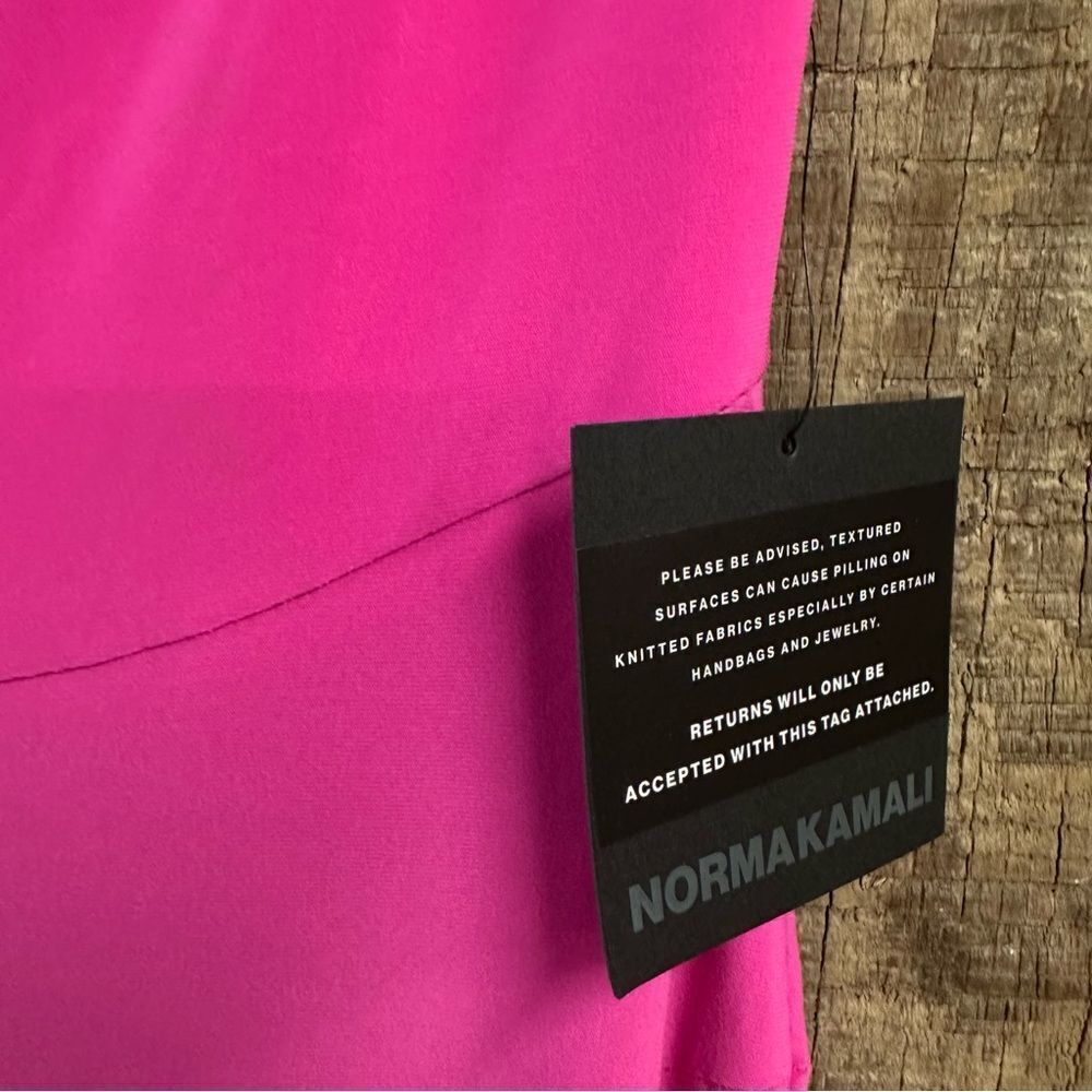 Norma Kamali x REVOLVE Strapless Fishtail Gown in Orchid Strapless NWT flaw S - Picture 8 of 10